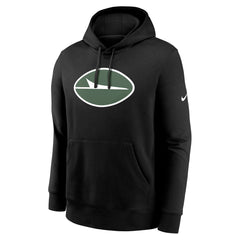 Nike New York Jets Club Fleece Pullover Hoodie Black