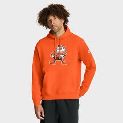 Nike Cleveland Browns Club Fleece Pullover Hoodie Orange
