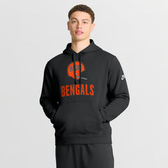 Nike Cincinnati Bengals Best Season Rewind Club Pullover Hoodie Black