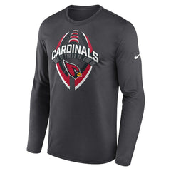 Nike Arizona Cardinals Primetime Legend Icon Performance Long Sleeve T-Shirt Anthracite