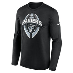 Nike Las Vegas Raiders Primetime Legend Icon Performance Long Sleeve T-Shirt Black