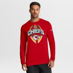 Nike Kansas City Chiefs Primetime Legend Icon Performance Long Sleeve T-Shirt Red