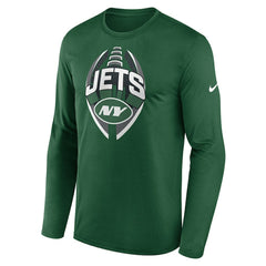 Nike New York Jets Primetime Legend Icon Performance Long Sleeve T-Shirt Green
