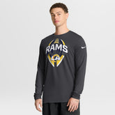 Nike Los Angeles Rams Primetime Legend Icon Performance Long Sleeve T-Shirt Anthracite