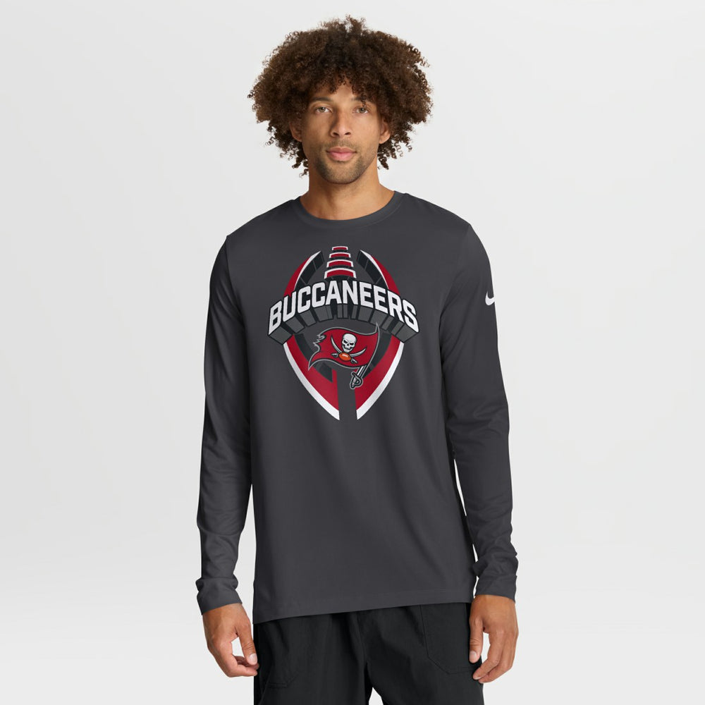 Nike Tampa Bay Buccaneers Primetime Legend Icon Performance Long Sleeve T-Shirt Anthracite