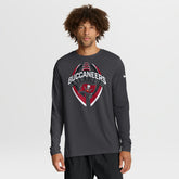 Nike Tampa Bay Buccaneers Primetime Legend Icon Performance Long Sleeve T-Shirt Anthracite