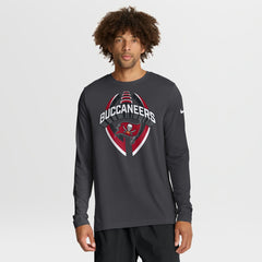 Nike Tampa Bay Buccaneers Primetime Legend Icon Performance Long Sleeve T-Shirt Anthracite