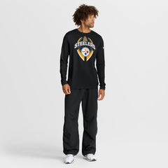 Nike Pittsburgh Steelers Primetime Legend Icon Performance Long Sleeve T-Shirt Black
