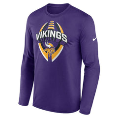 Nike Minnesota Vikings Primetime Legend Icon Performance Long Sleeve T-Shirt Purple