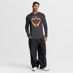 Nike Washington Commanders Primetime Legend Icon Performance Long Sleeve T-Shirt Anthracite