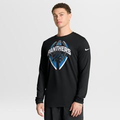 Nike Carolina Panthers Primetime Legend Icon Performance Long Sleeve T-Shirt Black