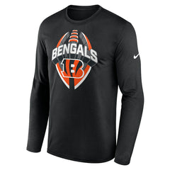 Nike Cincinnati Bengals Primetime Legend Icon Performance Long Sleeve T-Shirt Black