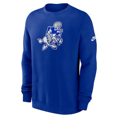 Nike Dallas Cowboys Swing Pass Rewind Club Pullover Sweatshirt Royal