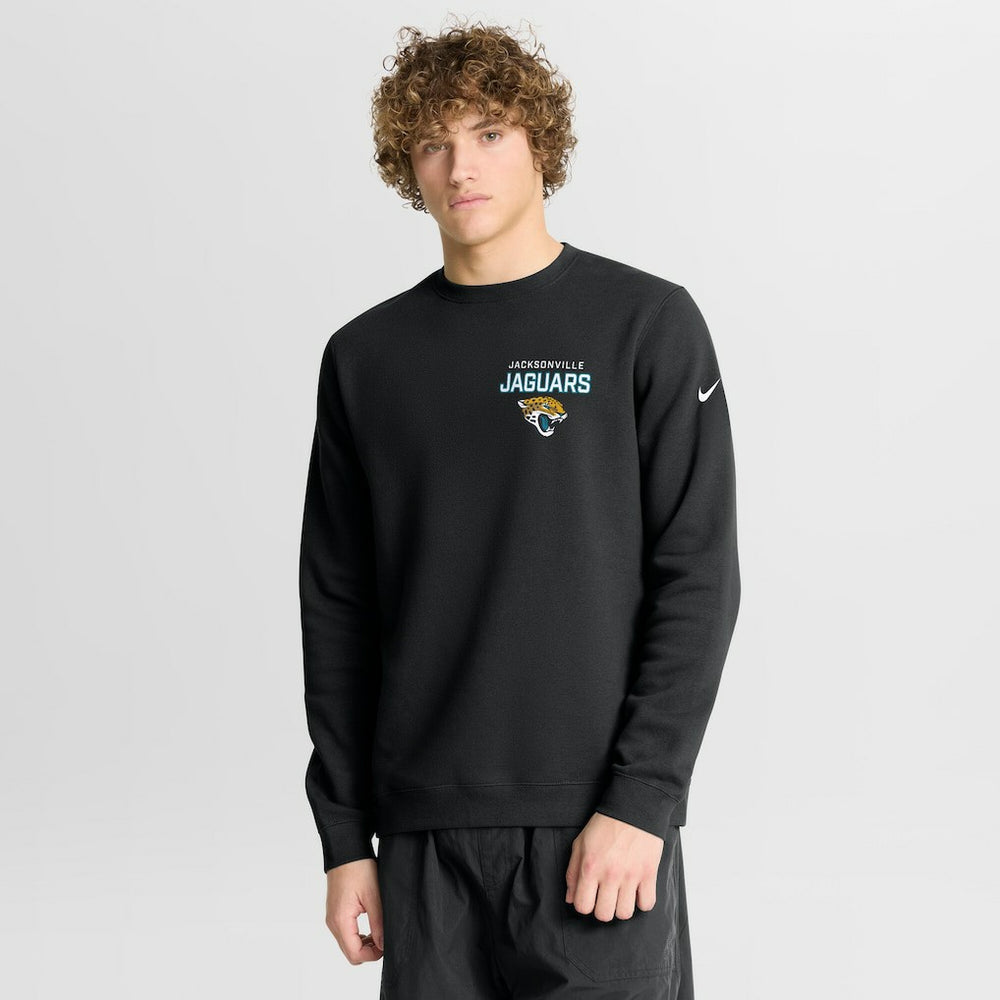 Nike Jacksonville Jaguars Primetime Club Fleece Pullover Sweatshirt Black