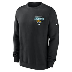 Nike Jacksonville Jaguars Primetime Club Fleece Pullover Sweatshirt Black