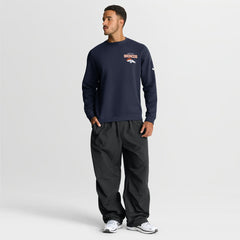Nike Denver Broncos Primetime Club Fleece Pullover Sweatshirt Navy