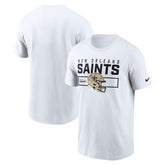 Nike New Orleans Saints Primetime Helmet Essential T-Shirt White