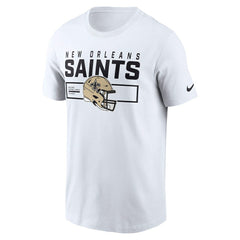 Nike New Orleans Saints Primetime Helmet Essential T-Shirt White