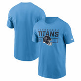 Nike Tennessee Titans Primetime Helmet Essential T-Shirt Light Blue