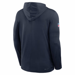 Nike Dallas Cowboys Big & Tall Sideline Dri-FIT Long Sleeve Hoodie T-Shirt Navy