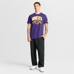 Nike Minnesota Vikings Rewind Front and Back Hit Essential T-Shirt Purple