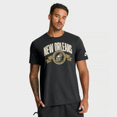 Nike New Orleans Saints Rewind Front and Back Hit Essential T-Shirt Black