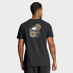 Nike New Orleans Saints Rewind Front and Back Hit Essential T-Shirt Black