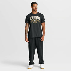 Nike New Orleans Saints Rewind Front and Back Hit Essential T-Shirt Black