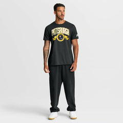 Nike Pittsburgh Steelers Rewind Front and Back Hit Essential T-Shirt Black