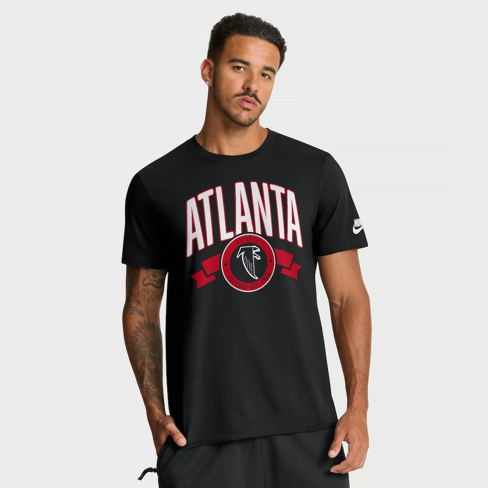Nike Atlanta Falcons Rewind Front and Back Hit Essential T-Shirt Black