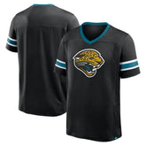 Fanatics Jacksonville Jaguars Hometown Premium Hashmark V-Neck T-Shirt Black