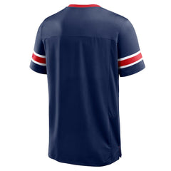 Fanatics New York Giants Hometown Premium Hashmark V-Neck T-Shirt Navy