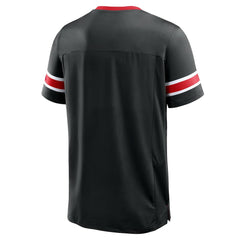 Fanatics Atlanta Falcons Hometown Premium Hashmark V-Neck T-Shirt Black