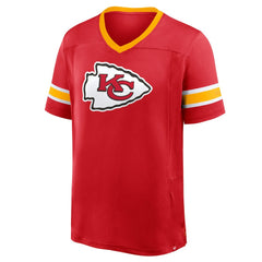 Fanatics Kansas City Chiefs Hometown Premium Hashmark V-Neck T-Shirt Red