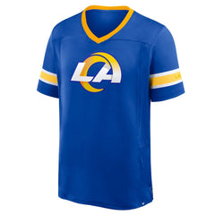 Fanatics Los Angeles Rams Hometown Premium Hashmark V-Neck T-Shirt Royal