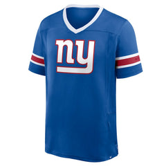 Fanatics New York Giants Hometown Premium Hashmark V-Neck T-Shirt Royal