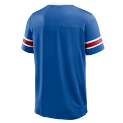 Fanatics New York Giants Hometown Premium Hashmark V-Neck T-Shirt Royal