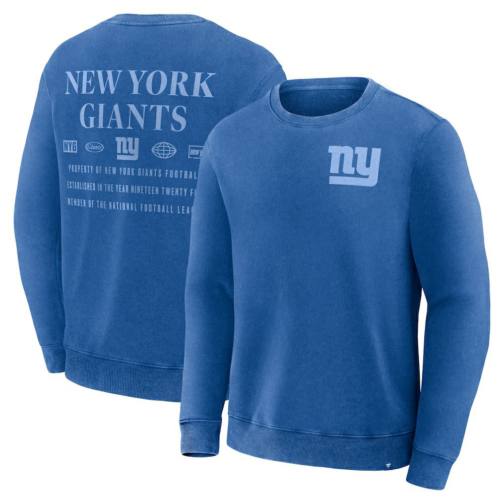 Fanatics New York Giants Deep Route Pullover Sweatshirt Royal