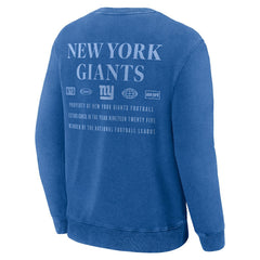 Fanatics New York Giants Deep Route Pullover Sweatshirt Royal