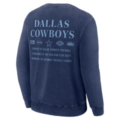 Fanatics Dallas Cowboys Deep Route Pullover Sweatshirt Navy
