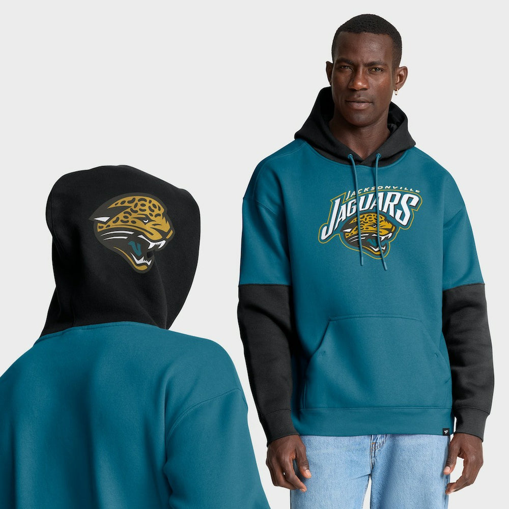 Fanatics Jacksonville Jaguars Helmet Retro Pullover Hoodie Teal