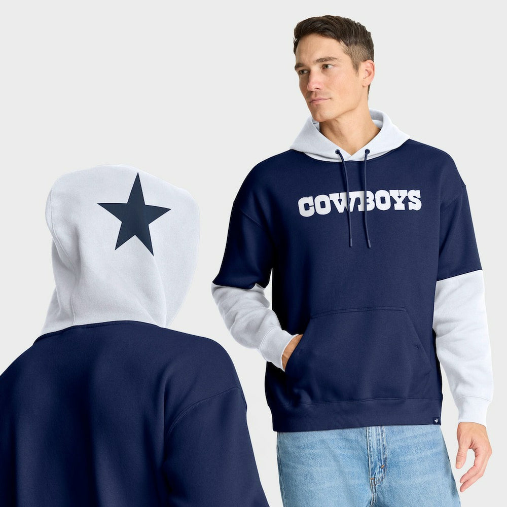 Fanatics Dallas Cowboys Helmet Retro Pullover Hoodie Navy