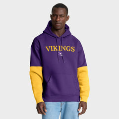 Fanatics Minnesota Vikings Helmet Retro Pullover Hoodie Purple