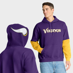 Fanatics Minnesota Vikings Helmet Pullover Hoodie Purple