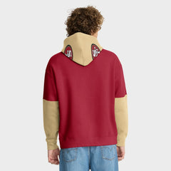 Fanatics San Francisco 49ers Helmet Pullover Hoodie Scarlet