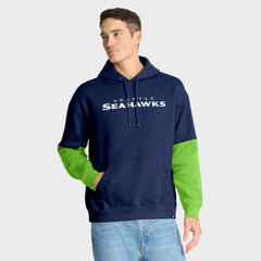 Fanatics Seattle Seahawks Helmet Pullover Hoodie College Navy