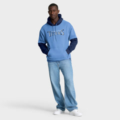 Fanatics Tennessee Titans Helmet Pullover Hoodie Light Blue
