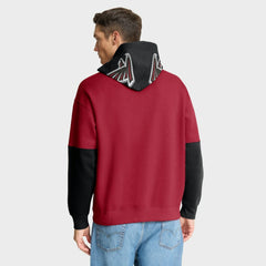 Fanatics Atlanta Falcons Helmet Pullover Hoodie Red