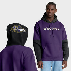 Fanatics Baltimore Ravens Helmet Pullover Hoodie Purple