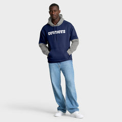 Fanatics Dallas Cowboys Helmet Pullover Hoodie Navy